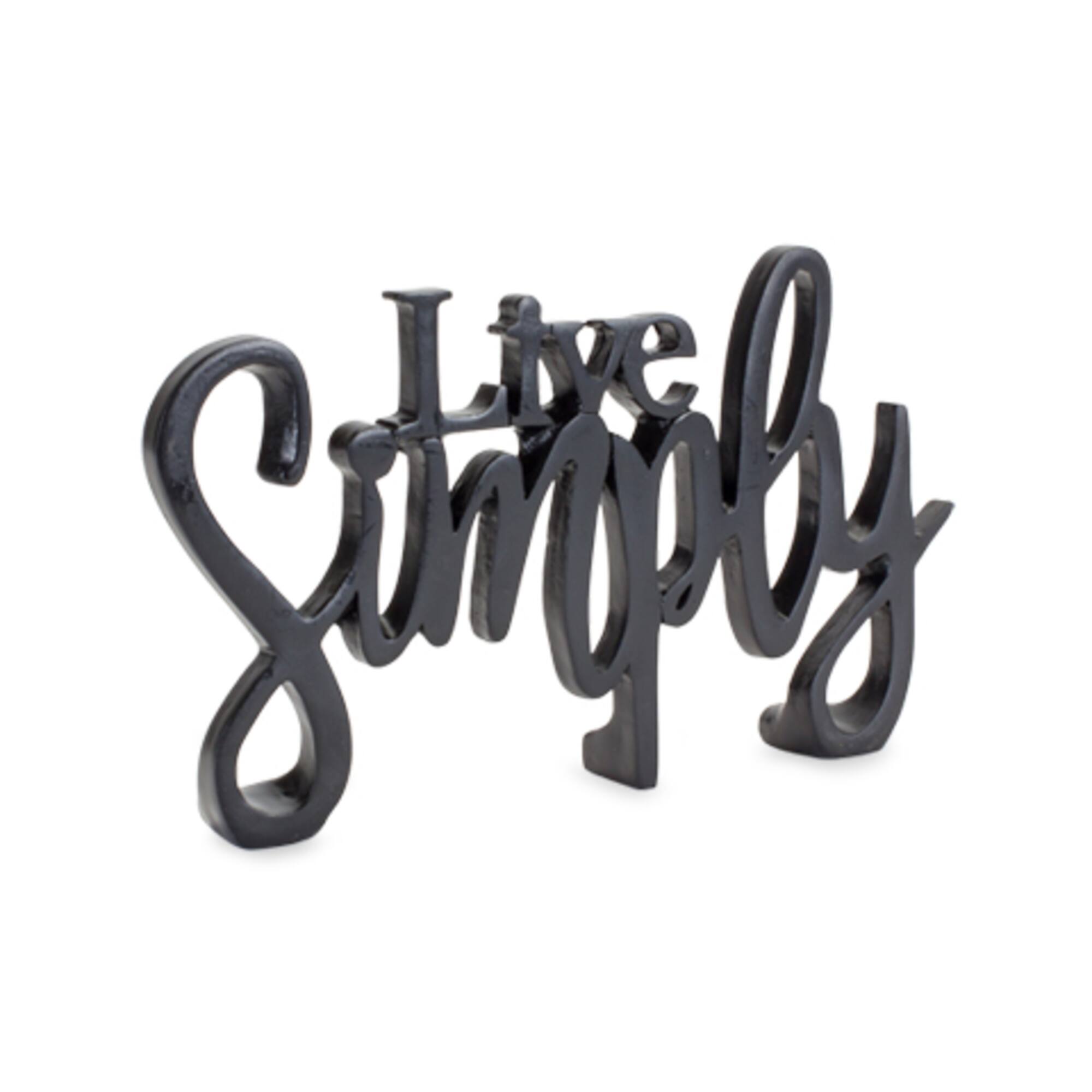 Black Cozy & Live Simply Décor Set